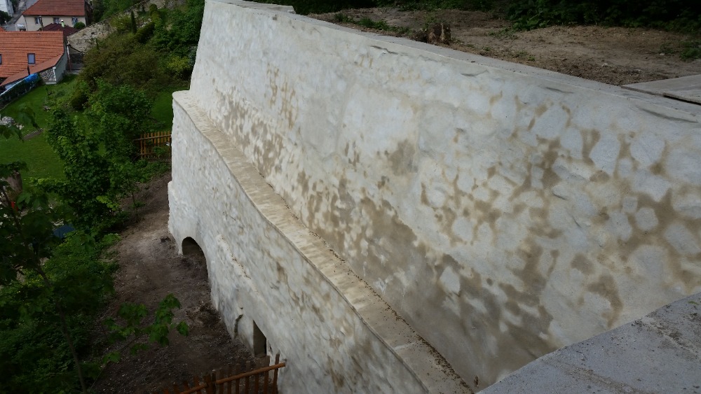 Oprava zdi zámek Rájec | IKM s.r.o.